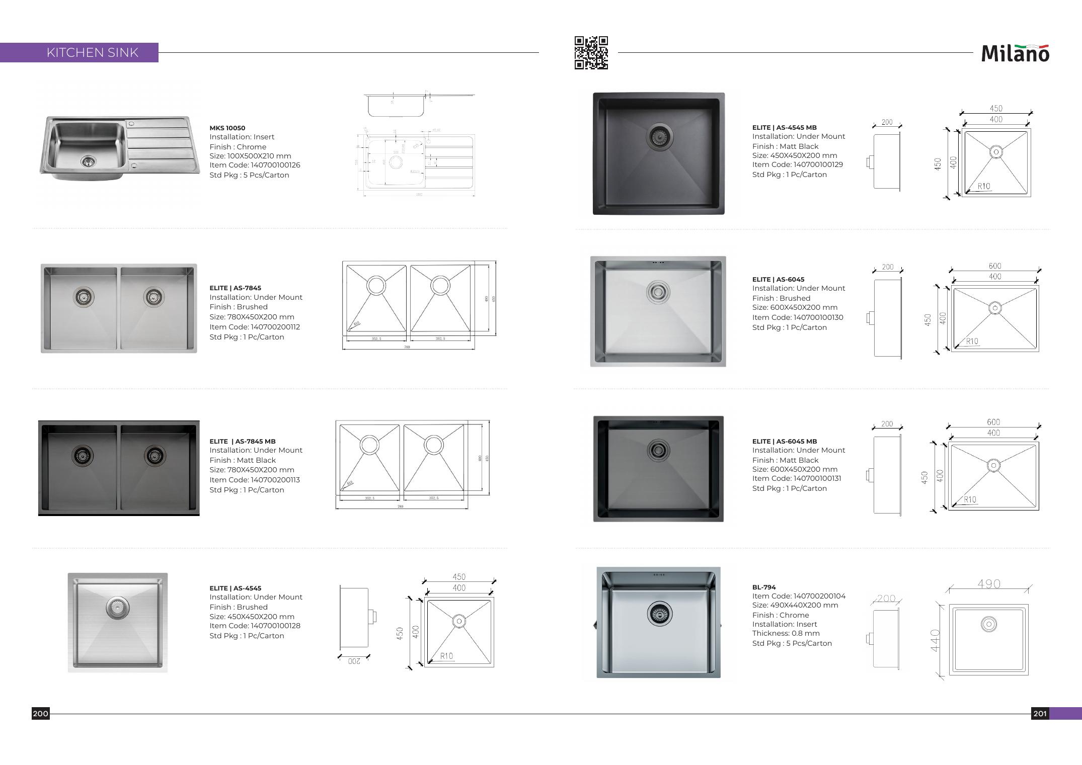 Double-Bowl Stainless Steel Sink