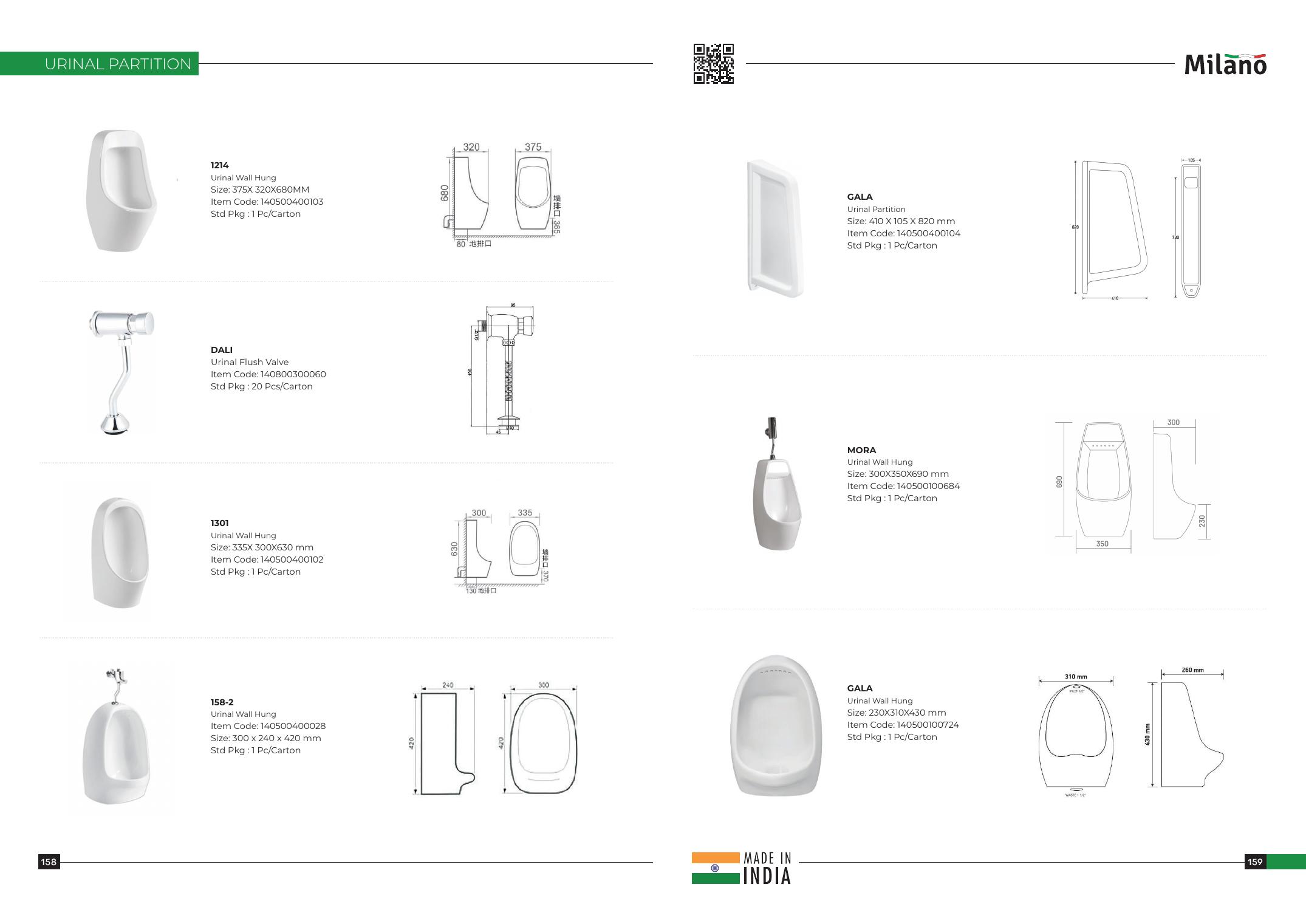 Urinal Partition Panel