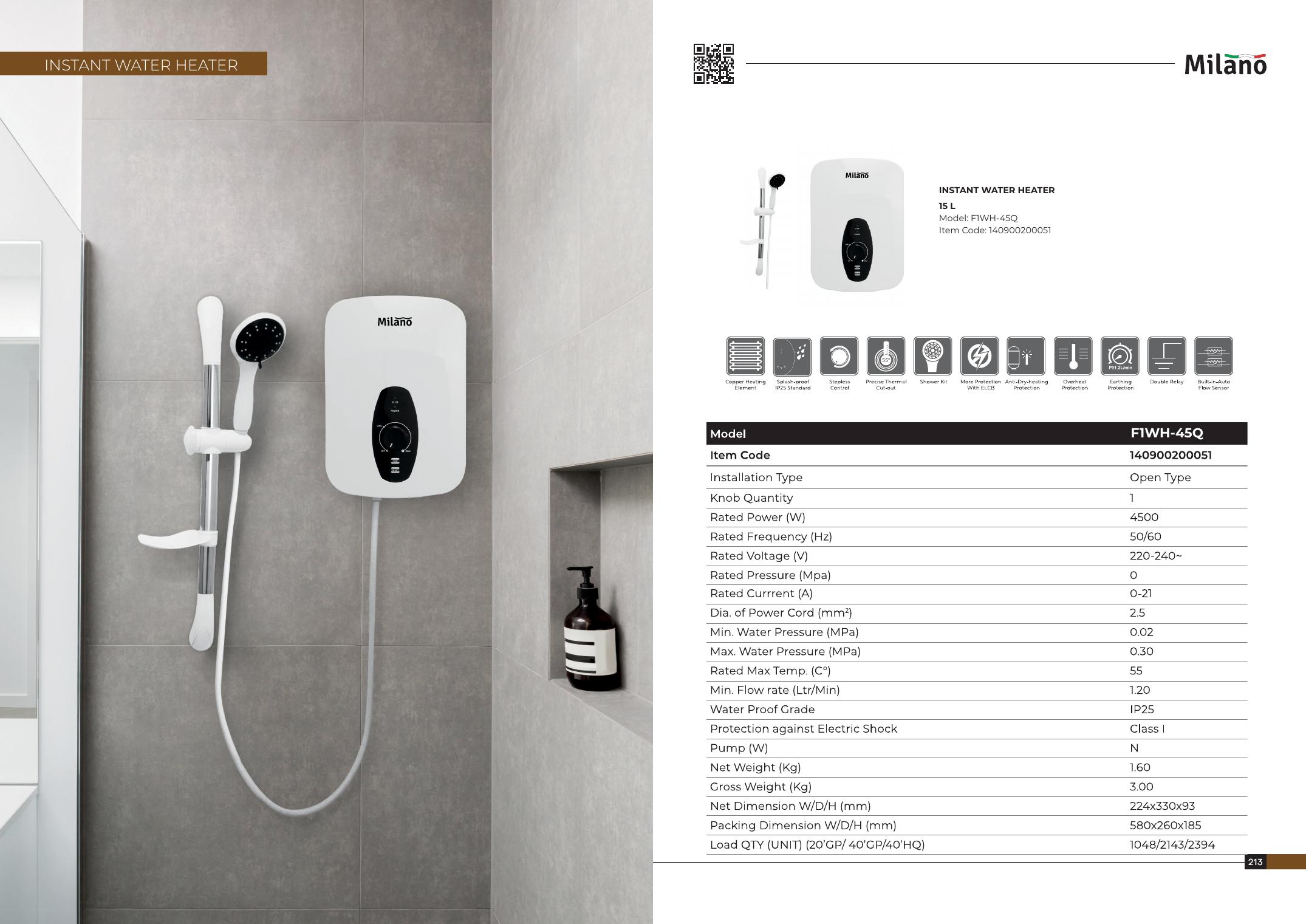 Instant Electric Water Heater